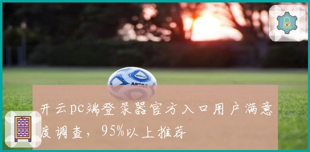 开云pc端登录器官方入口用户满意度调查，95%以上推荐